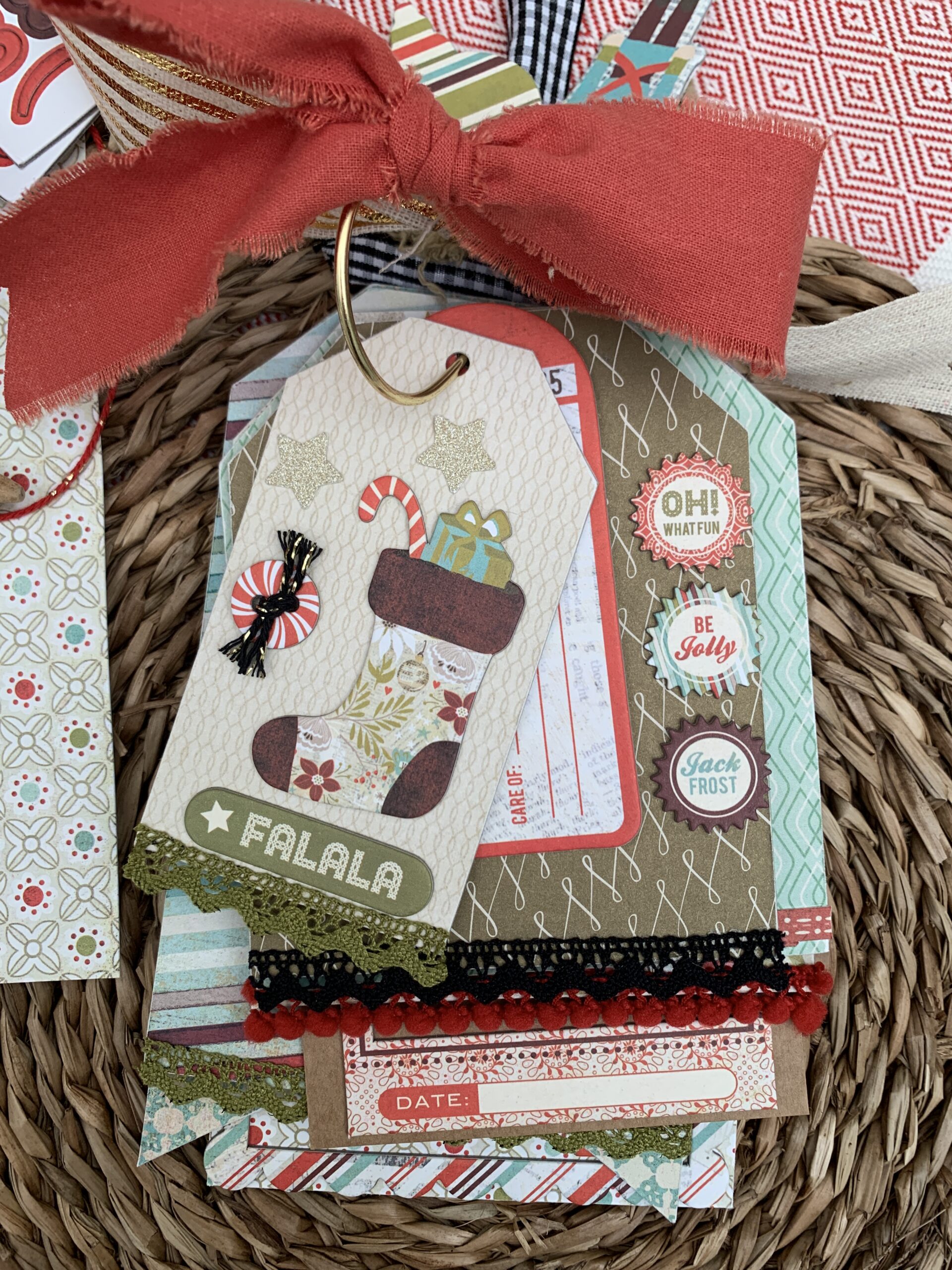 TALLER MINIÁLBUM DE TAGS NAVIDEÑOS