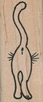 Cat Walking Away 1 x 2 1/4