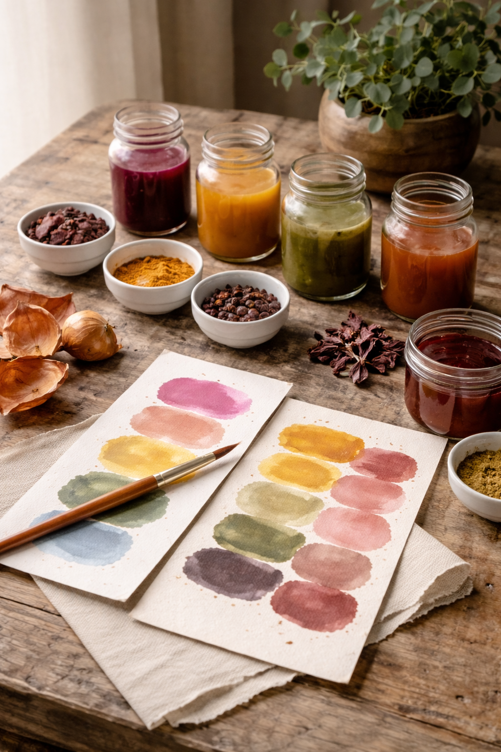 TALLER TINTAS NATURALES CON ARTERAÍZ.