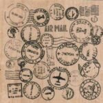 Postal Background 4 1/2 x 4