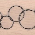 Overlapping Circles by Corrie Herriman 1 3/4 x 4 3/4