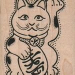 Good Luck Kitty 2 x 2 1/4